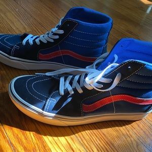 Vans Navy blue and red Shoes